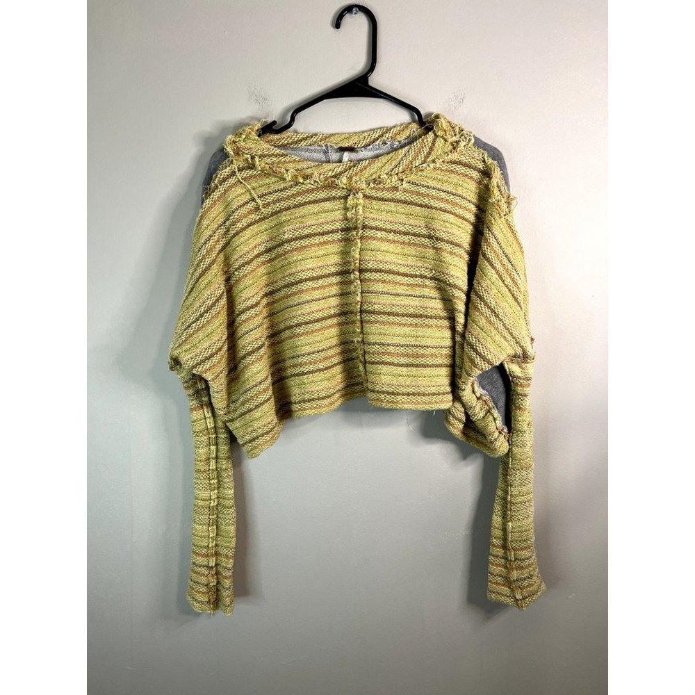 Free People Slouchy Oversized Sweatshirt Sweater Top Catalina Long Sleeves Small